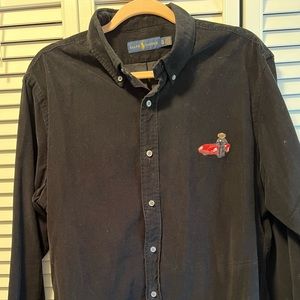 Very nice light corduroy button down shirt. Never worn.